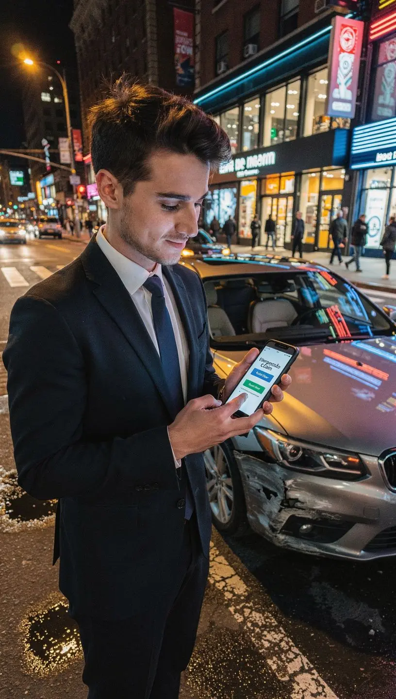 Графика, иллюстрирующая процесс оформления страхового полиса для автомобилей.