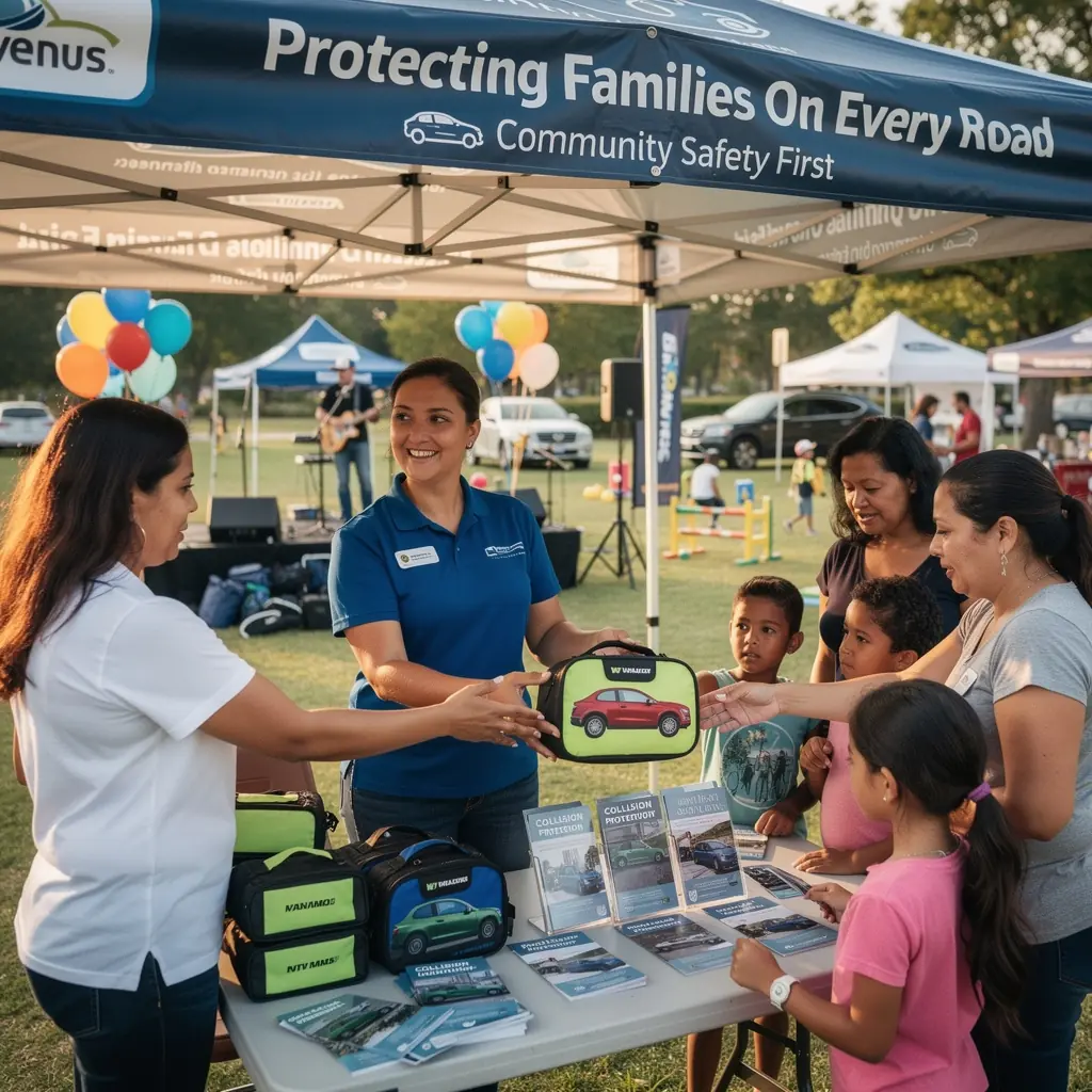 Изображение автомобиля на фоне городского пейзажа, демонстрирующее защиту транспортного средства.